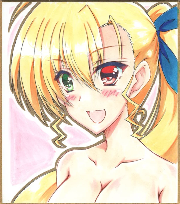 #今月描いた絵を晒そう描けたのヴィヴィちゃん一枚だった('∀`; )九月は描き途中やこっちに上げられない絵もありましたが来月はもうちょっと描ける様に頑張ります! 