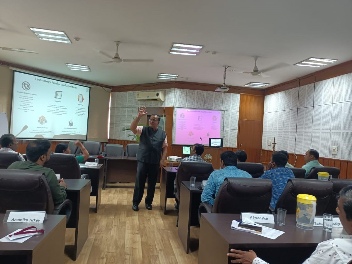 nicsgov's tweet photo. NICS is currently organizing an Integrated/Induction Training Programme for the newly recruited/promoted EOs. The sessions on 28th September, 2022, were addressed by Sh. Munish Chawla, Co-Founder &amp; Chief Happiness Officer, Jeevitam &amp; Sh. Jitender Kumar, AD(E), DGE. https://t.co/N21VDQ6RnQ