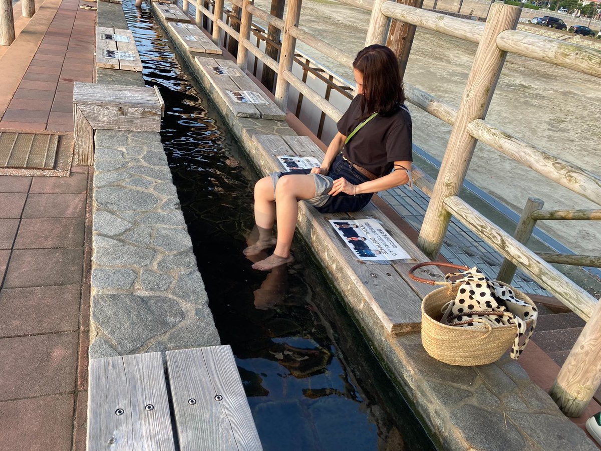 emi_kose's tweet photo. 福江には帰らず市内には帰ったよ。
島原半島1周したよ。
小浜で足湯してきたよ。 https://t.co/QRCzd1WnTw