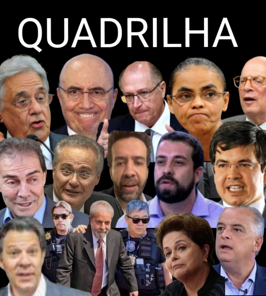 Rodolfo10sjc's tweet photo. Lula Ladrão montou uma quadrilha. Agora só resta saber como o carniça vai sustentar esse bando? https://t.co/0wqkI1tHt1
