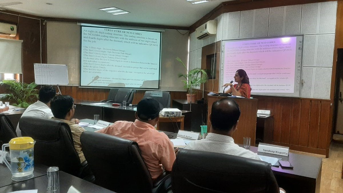 nicsgov's tweet photo. NICS is currently organizing an Integrated/Induction Training Programme for the newly recruited/promoted EOs. The sessions on 29th September, 2022, were addressed by Dr. Otojit Kshetrimayum, Fellow, VVGNLI &amp; Dr. Sakshi Sharma, Psychologist, DGE . https://t.co/c9BuOmHUyI
