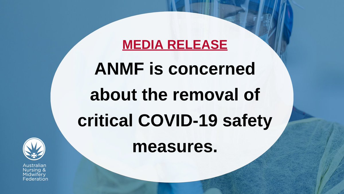 anmf_federal's tweet photo. COVID isn't over. We must continue to do all we can to prevent further pressure on our healthcare system &amp; the nurses, midwives &amp; carers who hold it together. It's a risk to remove mandatory isolation for the general community who test positive for COVID. https://t.co/sGPRQBMmbw https://t.co/FfQEq6Dtrd