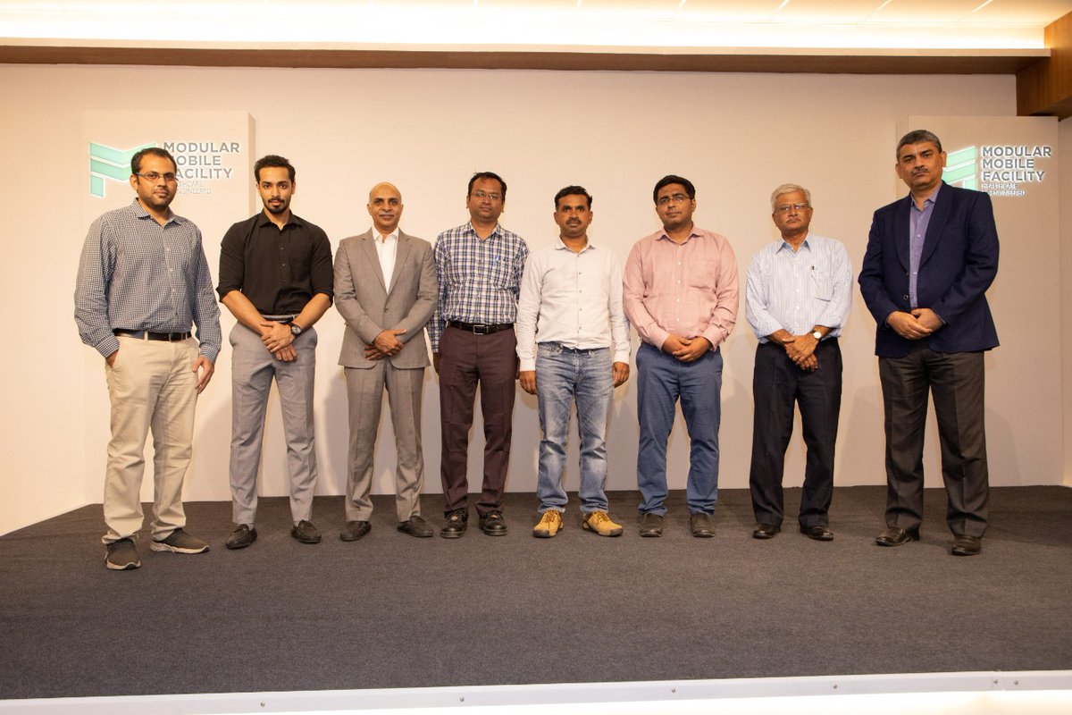 pharma_access's tweet image. Thank you Mr. Tushar Gawade, Mr. Tonpi and Team from Serum Institute of India Limited for visiting Modular Mobile Facility. We appreciate your presence for witnessing unique modular concept.

#ModularFacility #modularconstruction #PharmaProjects #ModularPharmaengineering