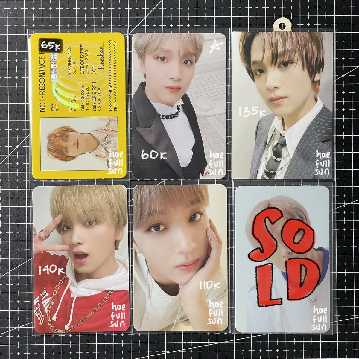 wts / want to sell
aab haechan

id card departure
we boom
photo tag tshirt sanrio x nct
arrival
kihno we boom

good condi, kecuali we boom
price on pict, exc adm + packing
boleh nego tipis
dom jakarta bisa 🍊 keep event

🏷 hc resonance nct2020 nct dream tinychum