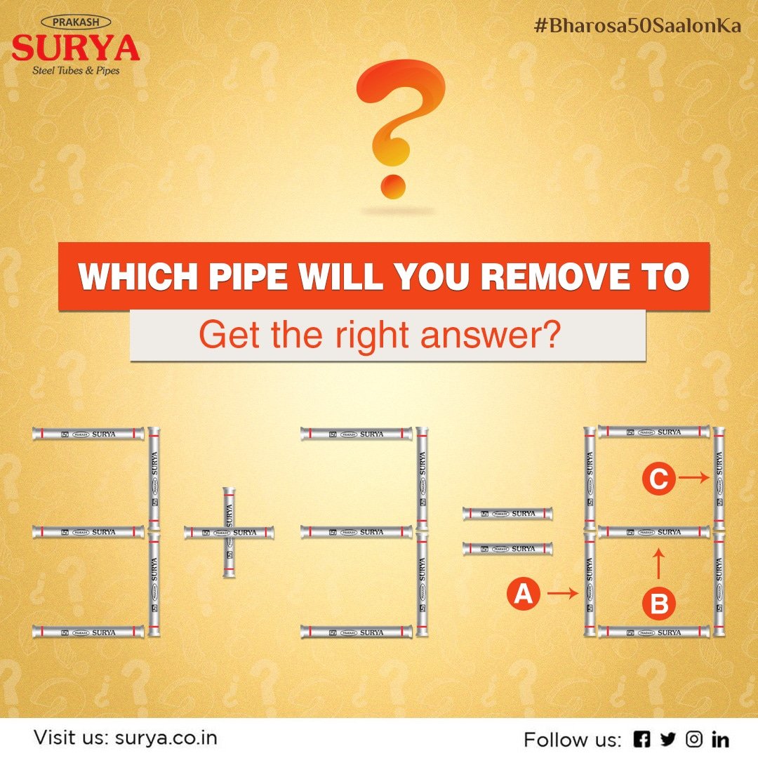 SuryaPipes's tweet photo. Tell us in the comment section
#prakashsuryapipes #prakashsurya #prakashsuryasteelpipes #steelpipes #erwpipes #gipipes #holowsections #gppipes #identifythepipe #commentbelow https://t.co/dt4rHJjW1M