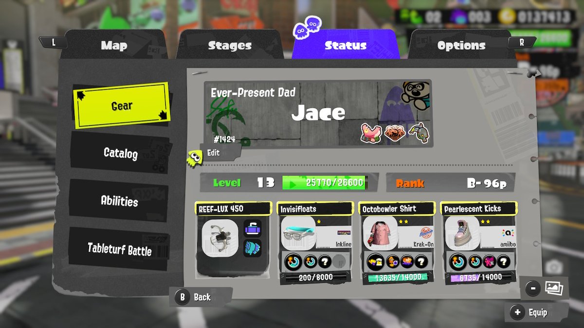 GamePlaysJace's tweet photo. #Splatoon3 #NintendoSwitch https://t.co/mAKZG35uNE
