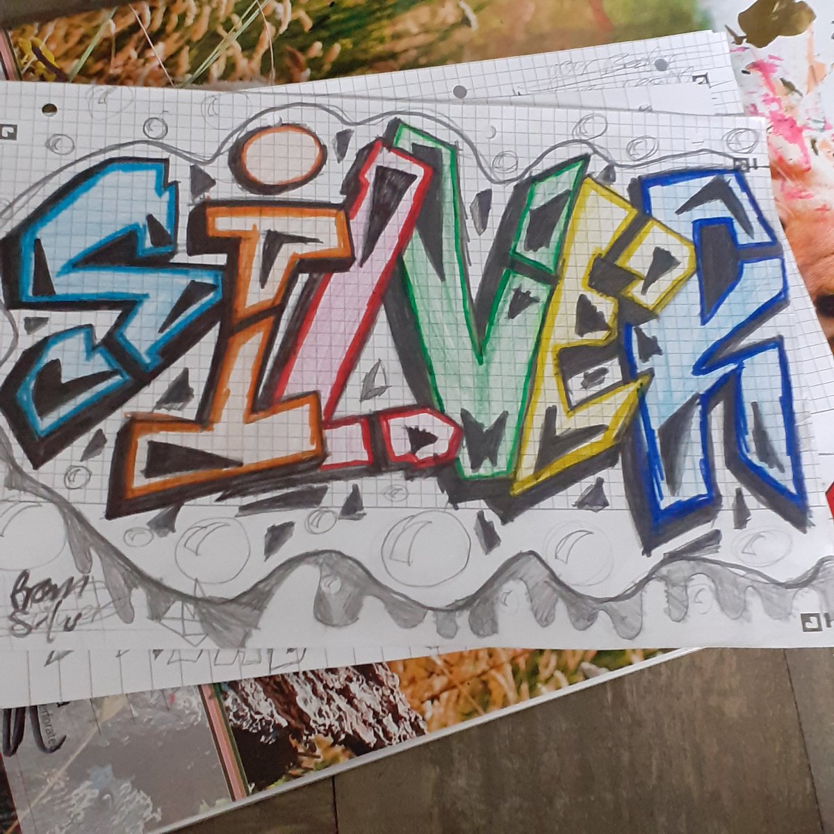 Random_Beings's tweet photo. #graffitiart #graffiti #streetart #art 
Sketched and colored since yesterday and today finished, :] https://t.co/Ge1hoat1r8