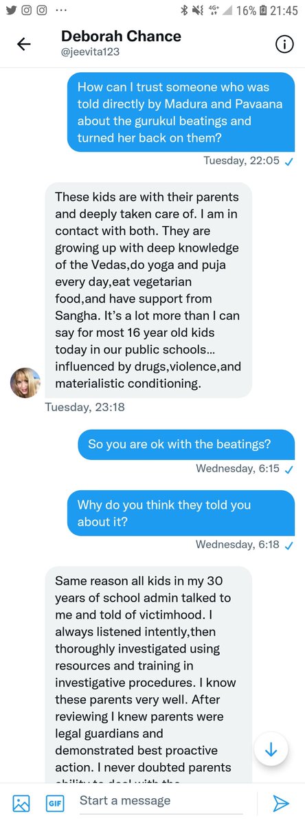 poopscult's tweet photo. According to @jeevita123 Deborah Chance when innocent children get instructed to severely beat each other up until they bleed it's their fault because of their victimhood pattern. #nithyananda #nithyanandacult #srikailasa #arrestnithyananda https://t.co/eh3Nngniky