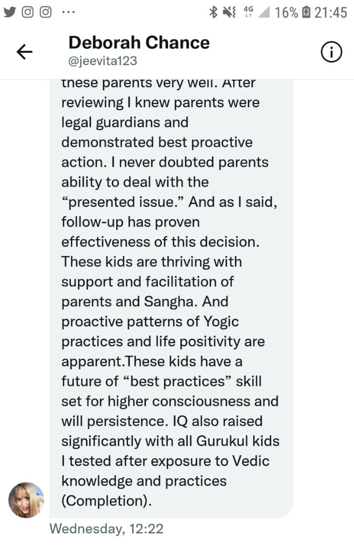 poopscult's tweet photo. According to @jeevita123 Deborah Chance when innocent children get instructed to severely beat each other up until they bleed it's their fault because of their victimhood pattern. #nithyananda #nithyanandacult #srikailasa #arrestnithyananda https://t.co/eh3Nngniky