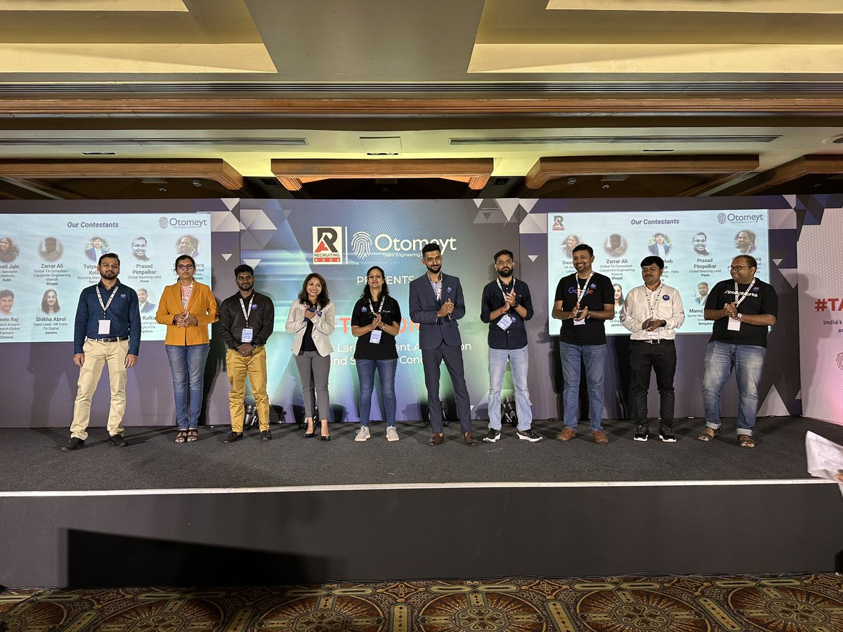 sourcingbhaijan's tweet photo. Top 10 recruiters in India #TASCON22 https://t.co/fxlkYnCp3W