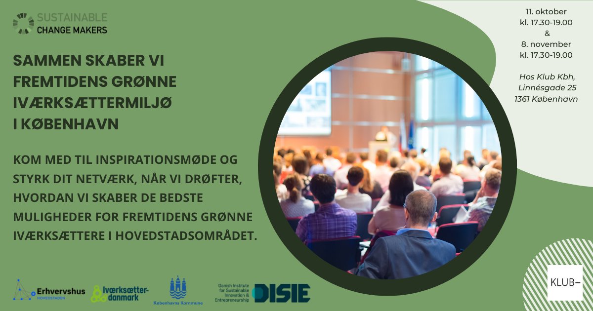 venturecupdk's tweet photo. Discussing the future of green entrepreneurship in the Copenhagen area with @erhvervshus, Iværksætterdanmark, @DisieDk og @koebenhavner
Sign up for free:
11. October 2022: https://t.co/oXeFBp9E5T
8. November 2022: https://t.co/qX2NWvDJnL
#supportingfounders https://t.co/Mpf95avP2p
