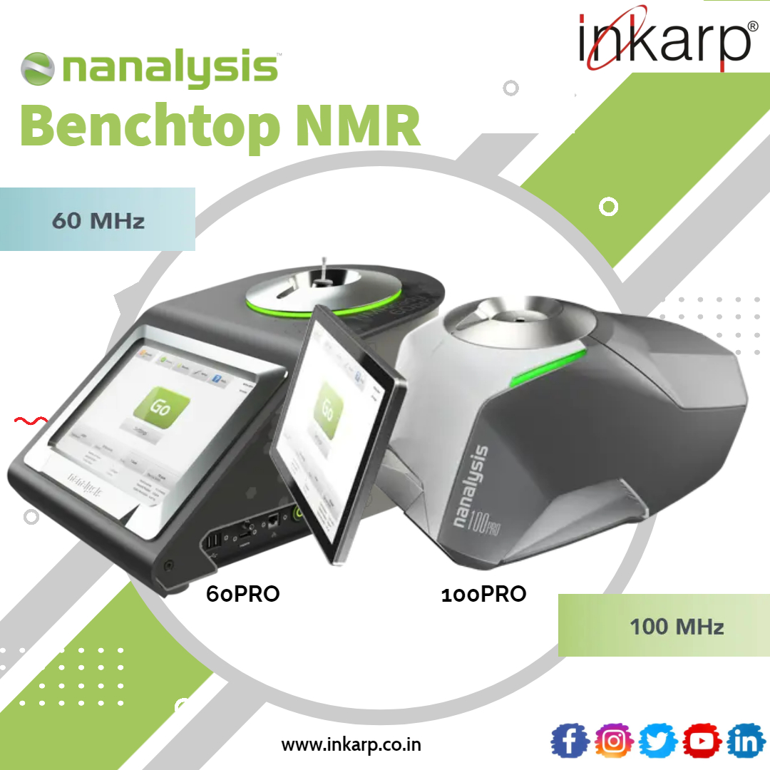 inkarpindia's tweet photo. Nanalysis benchtop #NMR spectrometers add another layer of NMR technology to increase accessibility and affordability within your teaching, research, processing, or industrial, QA/QC lab.
#Nanlysis #benchtopNMR #spectrometer #qNMR #lignin #NMRchat #Inkarp #100MHz #60MHz https://t.co/ElvownqWRI