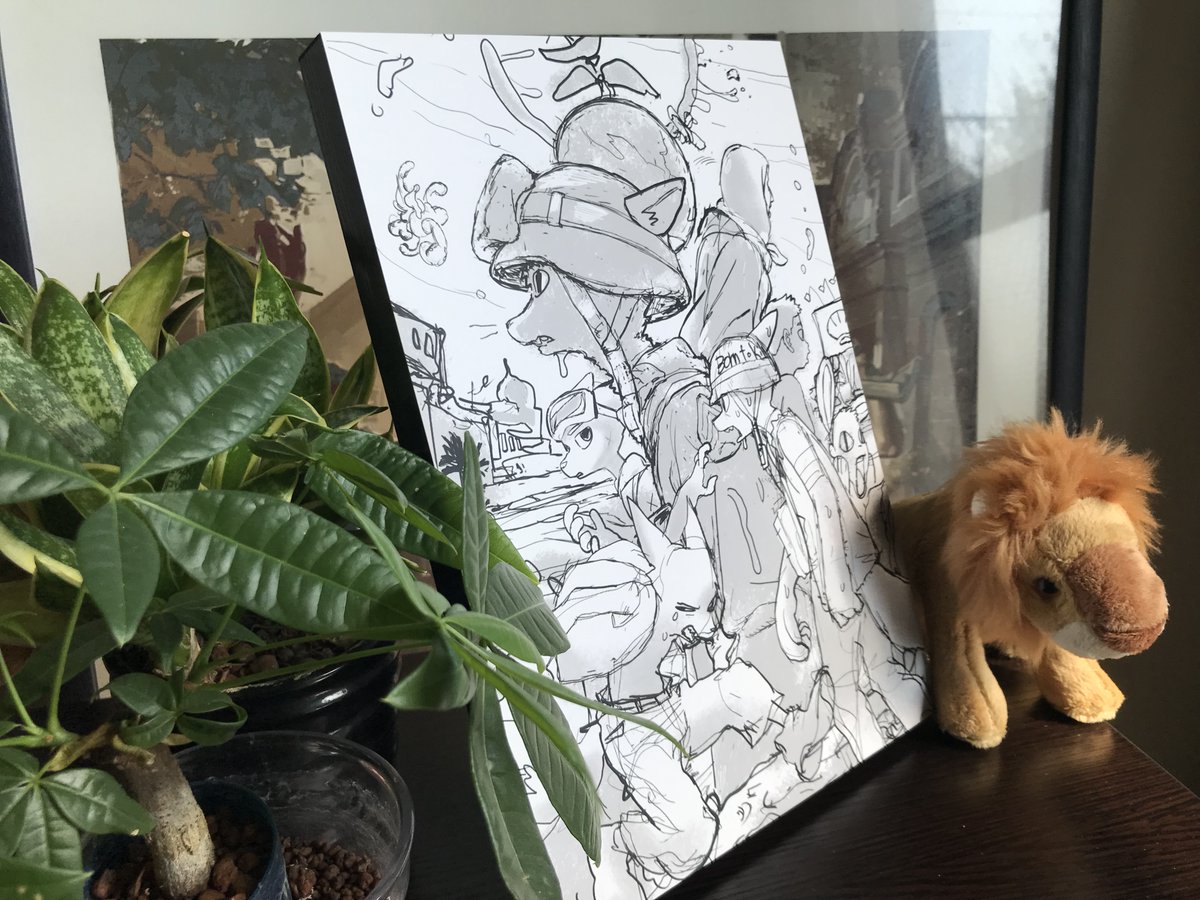 OmgMokochan's tweet photo. お犬の絵。 https://t.co/3EJa0WoZrK