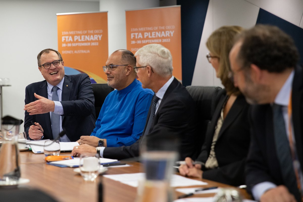 ato_gov_au's tweet photo. Tax chiefs meet in Sydney to address multinational tax issues. Read more in our media release @ https://t.co/HqzvbiHiOV #FTAPlenary #OECDFTA https://t.co/cU12SdNtdg