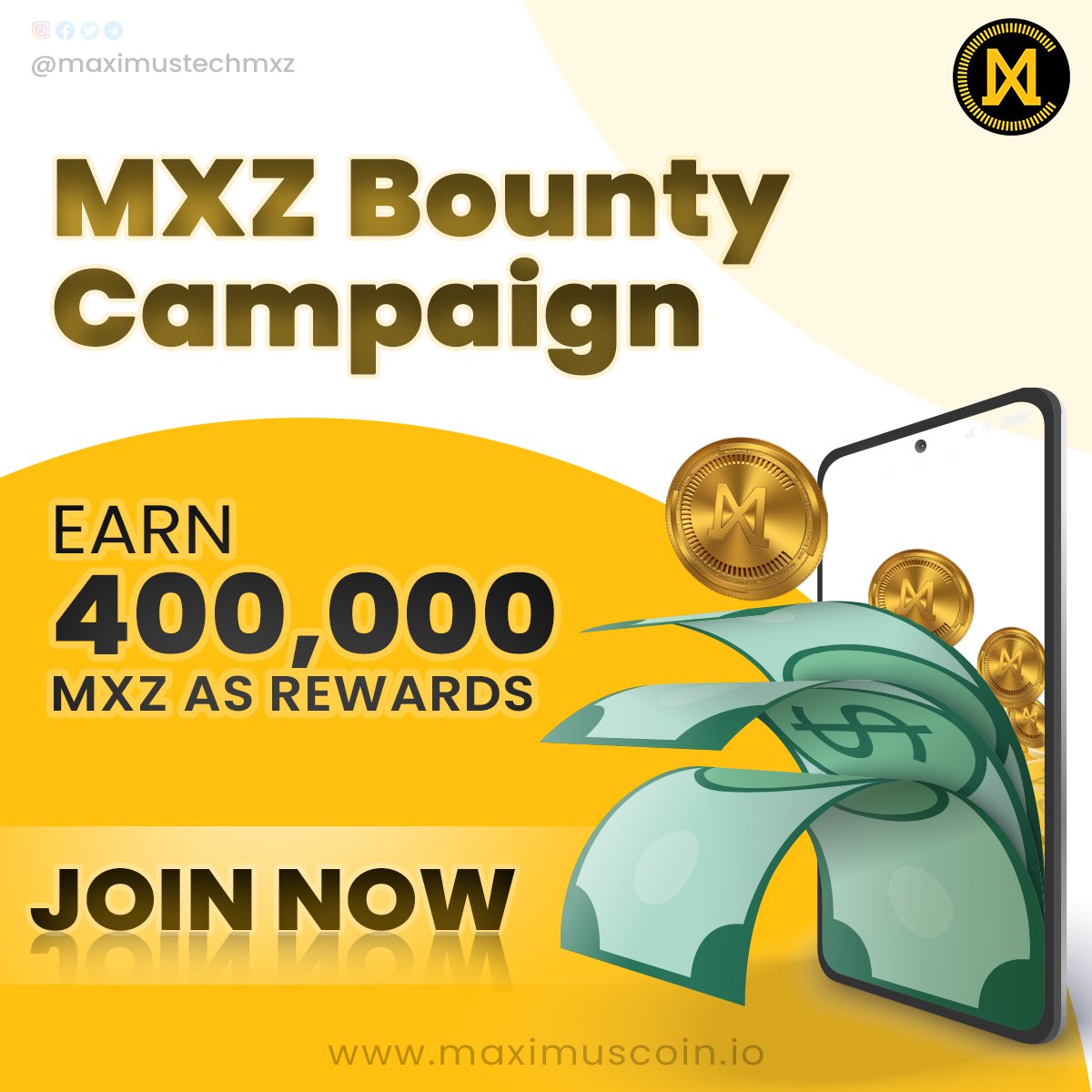 maximustechmxz's tweet photo. MXZ #bounty #Campaign
Grab the opportunity
Join now for exciting #rewards (40,000 MXZ)
#bitcoin #crypto #btc #cryptocurrency #airdropalert #cryptocurrencies #token #airdrops #bountyhunter #cryptofree #tokenfree #cryptoearned #cryptoearning #cryptoearnings #maximustech https://t.co/gHlffhXGTy