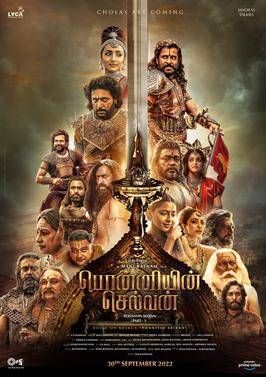 arunvijayno1's tweet photo. Wishing our pride #Mani sir @arrahman sir, @chiyaan sir, @actor_jayamravi brother &amp; @Karthi_Offl brother and all the other cast &amp; crew a spellbinding success on creating and being part of our magnum-opus #PS1 🔥👍🏽 
Let's watch it in theatres and celebrate!!❤️ @LycaProductions https://t.co/PfHYeXrru1
