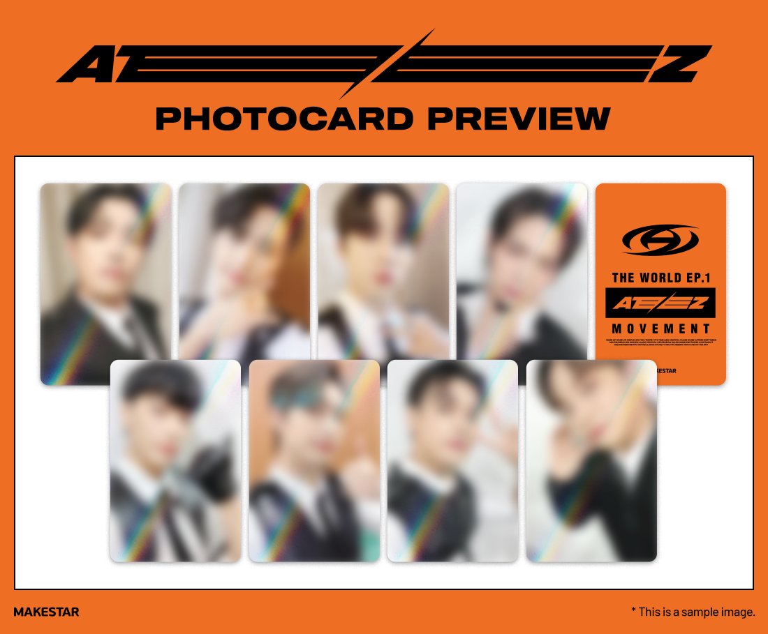 Makestarcorp's tweet photo. #ATEEZ [THE WORLD EP.1 : MOVEMENT] MEET&amp;CALL EVENT PART.2

⏰D-1 Ending soon⏰

💖메이크스타 한정판 포토카드 프리뷰
💖MAKESTAR Limited Photocard Preview

🗓️2022.09.29 ~ 10.01 23:59 (KST)
🔗https://t.co/ng8hJhr2p9 https://t.co/qjqHIcMcMA