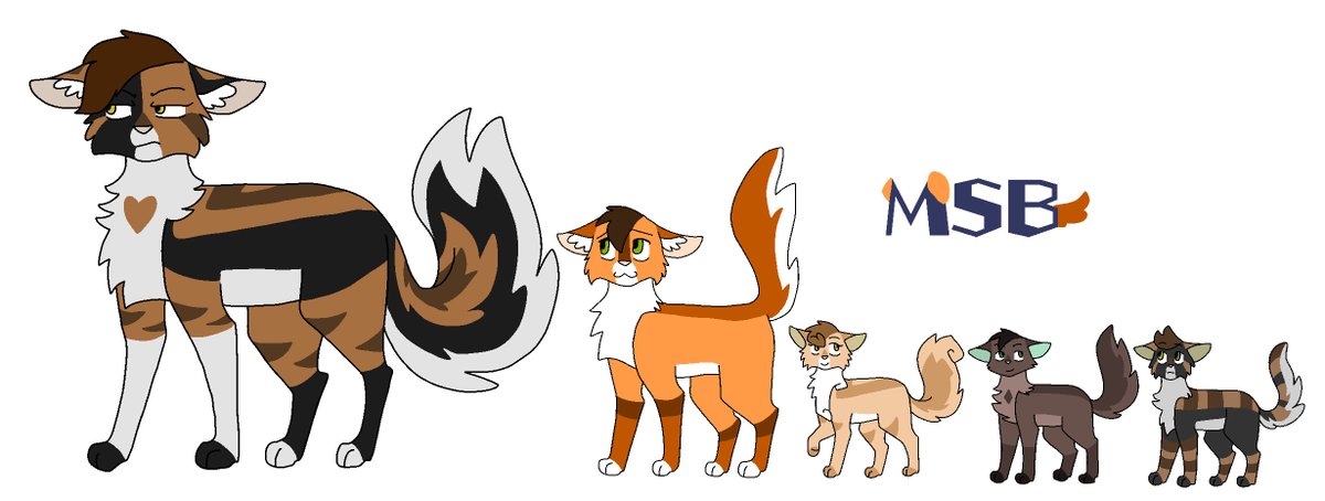 monic_sky's tweet image. he estado pensando en como seria si los hijos de mapleshade sobrevivieran 
la madre murio por los humanos aunque quiso hacer su venganza pero no puedo asi que monic se queda con ellos 
#mapleshade
#Larchkit
#Patchkit
#Petalkit
#monicwarriosoc
#warriosocs