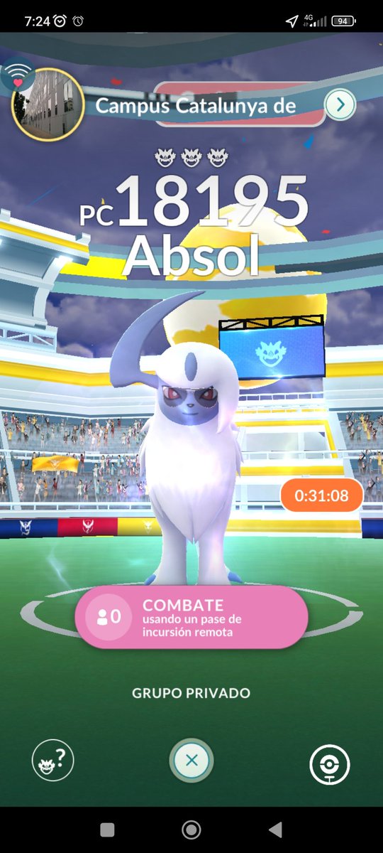 Minakoeli1's tweet photo. #Absol #Absolraid right now. Add me if you need it. Wait for an invite from Minakoeli

7063 0087 9683 (Minakoeli)

#PokemonGoRaids https://t.co/DNrdjyTUJo