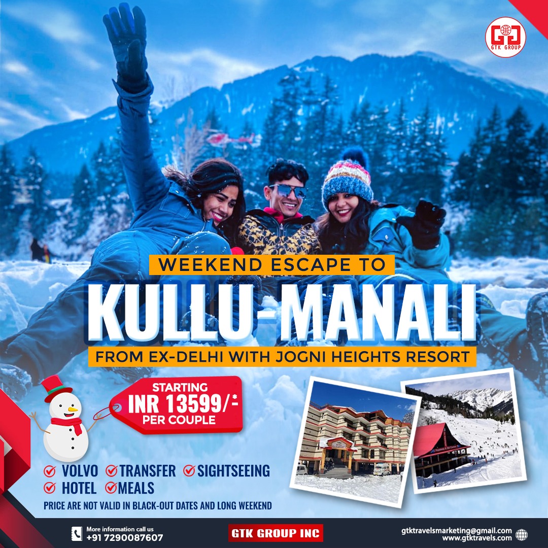 TravelsGtk's tweet photo. Manali is well known for its cool climate and snow-capped mountains. Enjoy some adventure activities at solang valley which makes your trip full of joy and thrill. 🥳🥳🥳🥳

Get more package details here - https://t.co/NDIOlNpvPw

#manali #manalitravel #manaliholiday #travel https://t.co/FCyMFnIenL