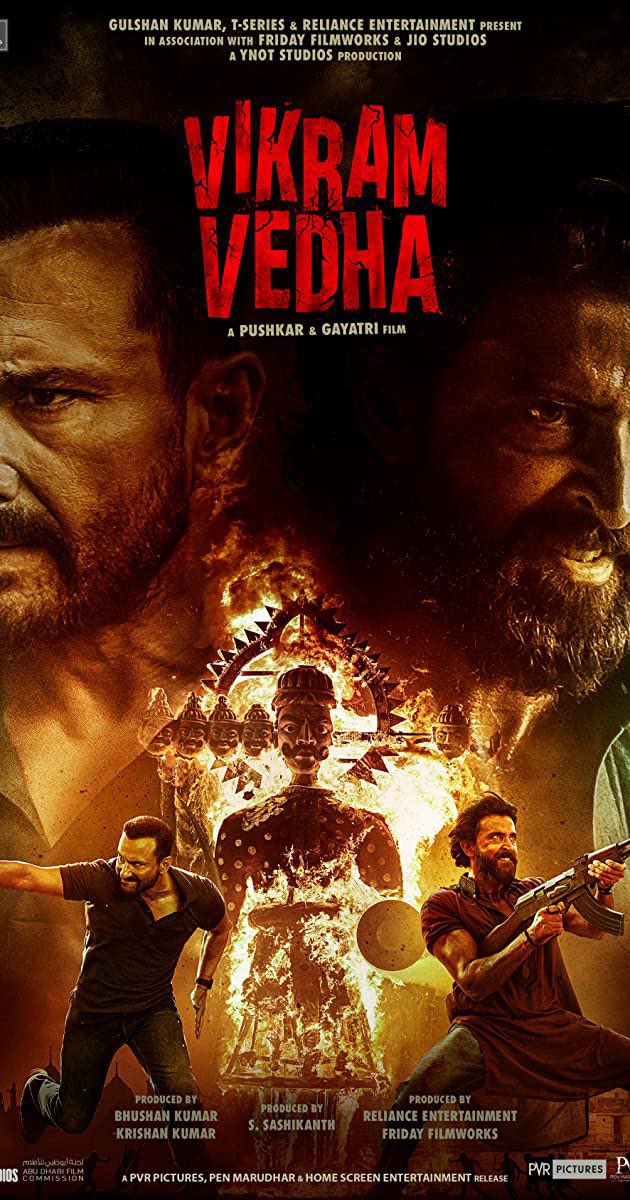 SamCSmusic's tweet photo. #VikramVedha releasing worldwide from today ♥️
Go watch in cinemas near you!🙌🤗🙌
@iHrithik #SaifAliKhan
@PushkarGayatri @StudiosYNot @sash041075 @chakdyn @RelianceEnt @Shibasishsarkar @ARichardkevin @TSeries #psvinoth https://t.co/82dFv5M8ee