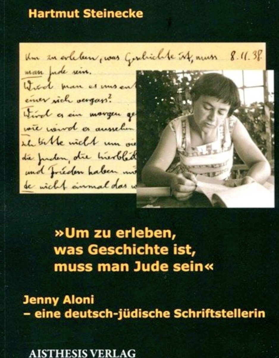 Letnapark's tweet photo. Nicht, weil es nicht anders geht will ich verändern helfen, weil es anders sein soll, tue ich es. 16.11.1937
Jenny #Aloni-#Rosenbaum *7.9.1917, 1939 Palästina – 30.9.1993
Ich schäme mich, ein Mensch zu sein, wenn Menschen fähig sind, solches zu tun. Und ich fürchte mich.- 1960 https://t.co/a3tcTF1ysq