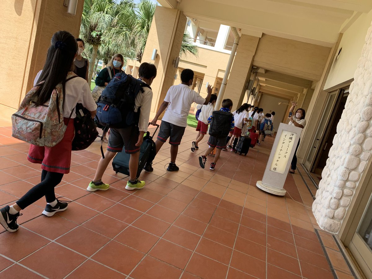 AmicusOkinawa's tweet photo. 5年生宿泊学習2日目
これから学校に戻ります。
G5 Overnight Trip Day2
Now we are going back to school
#沖縄　#沖縄アミークス　#万座ビーチリゾート #anaintercontinental #恩納村 https://t.co/pYw06ZQeuT