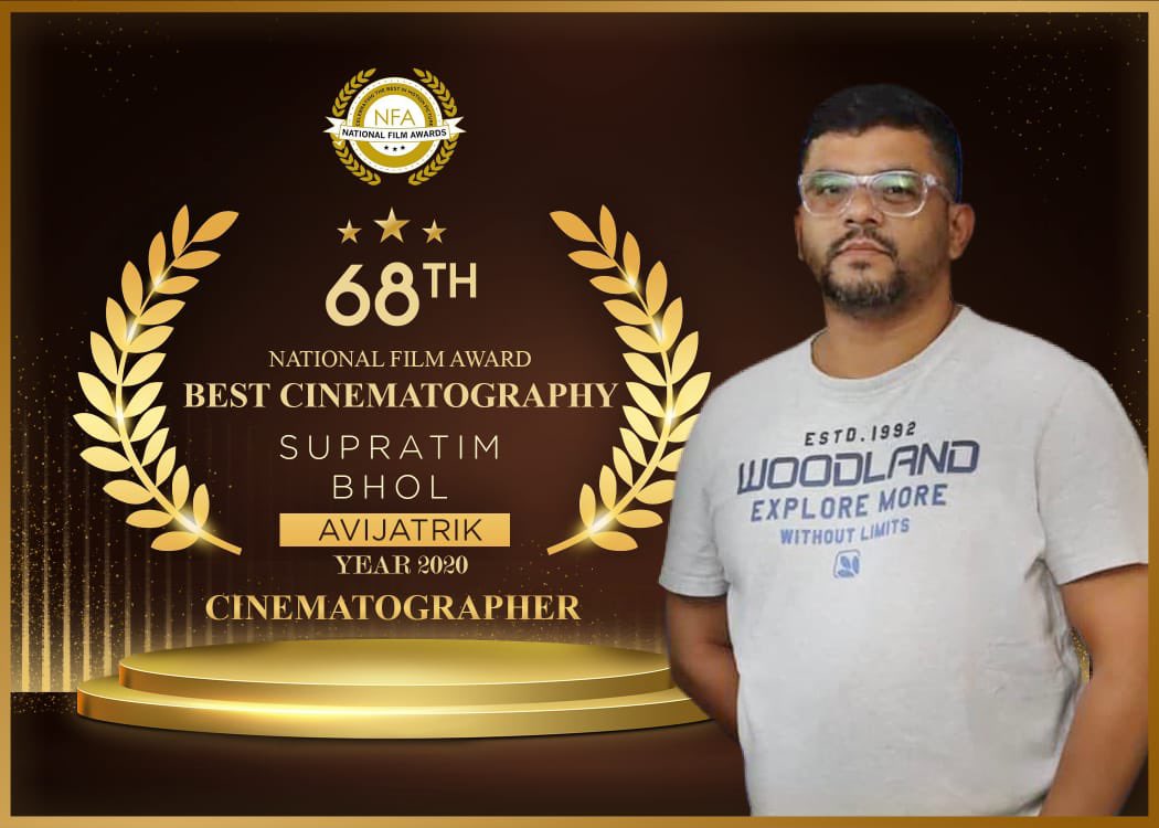 imbhandarkar's tweet photo. Team of @filmavijatrik to receive prestigious #NationalAwards2020 🏅from Hon’ble @rashtrapatibhvn for #BestBengaliFilm & #BestDoP at #VigyanBhawan today.🙏🙏 @GAURANGFILMS - @tweet2GAURANG @BhandarkarEnt #NCKS,@SubhrajitMitra @BholSupratim #Avijatrik https://t.co/TelCcEOYBr