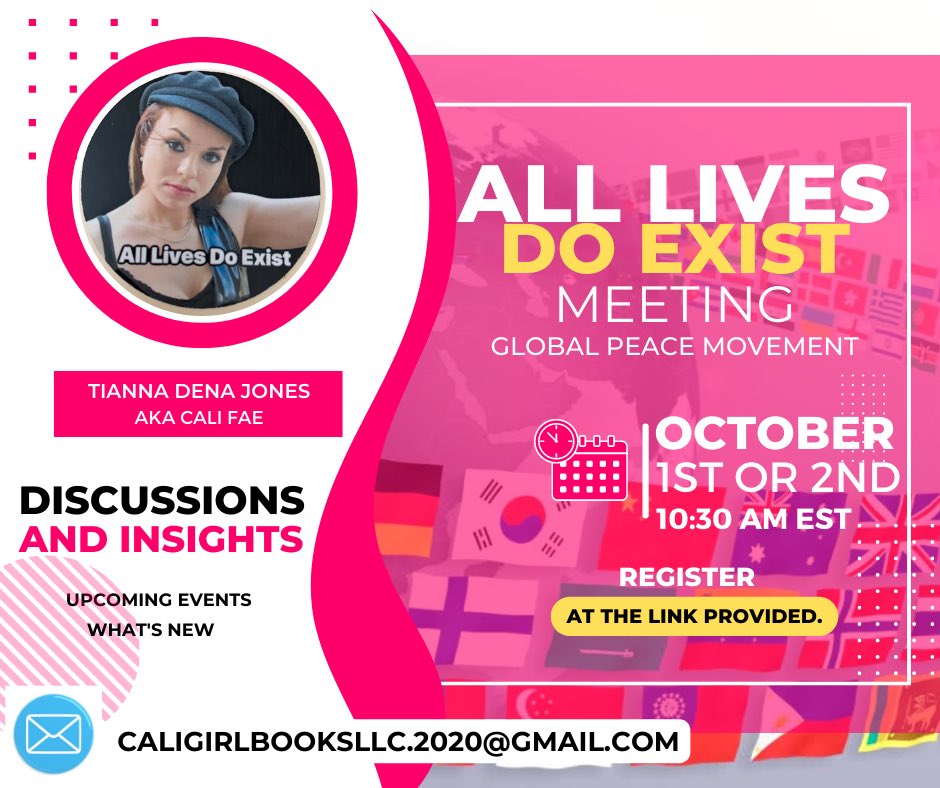 CaliFaeee's tweet photo. Register with us for the meeting!#CaliFae #GlobalPeace #Advocate
https://t.co/ZEfS7oDCMa https://t.co/YzvNcSDU7x