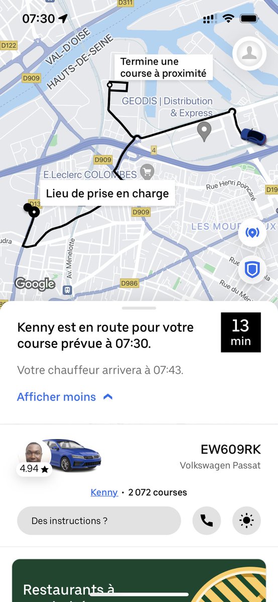⁦<a href="/UberFR/">Uber France</a>⁩ dans toute sa splendeur !!! Voiture commandée 24h en avance pour être sûr. Les 3 dernières courses annulées sans préavis par vos chauffeurs. #incompetence #uber