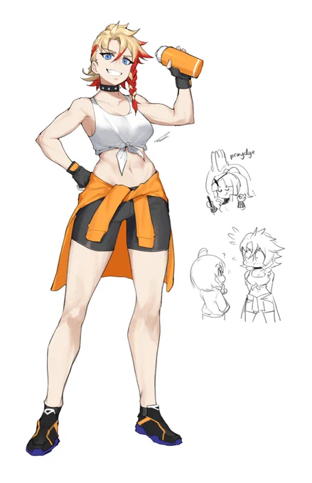 genderbent axel doodle#ArtXel #MagniOpus 