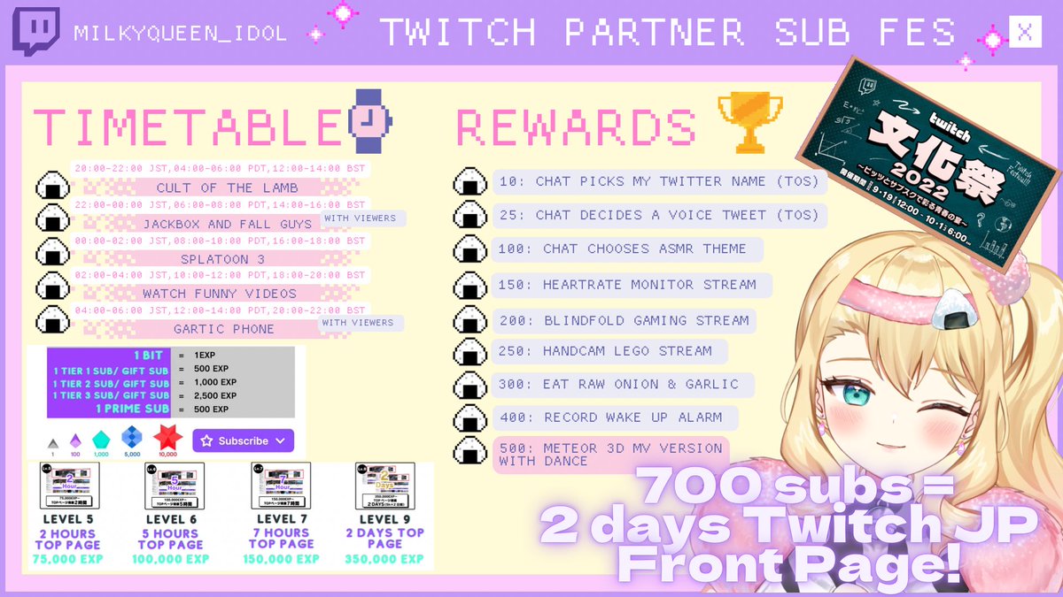 Milky Queen on Twitter: "STARTING NOOOOOW https://twitch.tv/milkyqueen_idol"