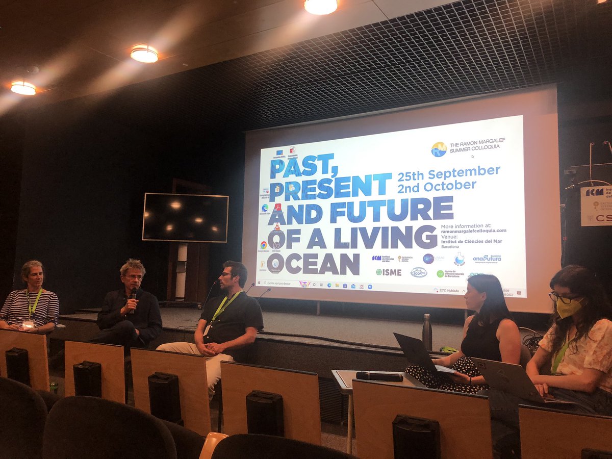 margalef_bcn's tweet photo. Day 4 of the #RMSC2022 ; new insights on the evolution of marine animals, blue carbon ecosystems and the effects of global change in the ocean. @CarmenComas6 @oserranogras @rahmstorf https://t.co/IiFFHUkPnI