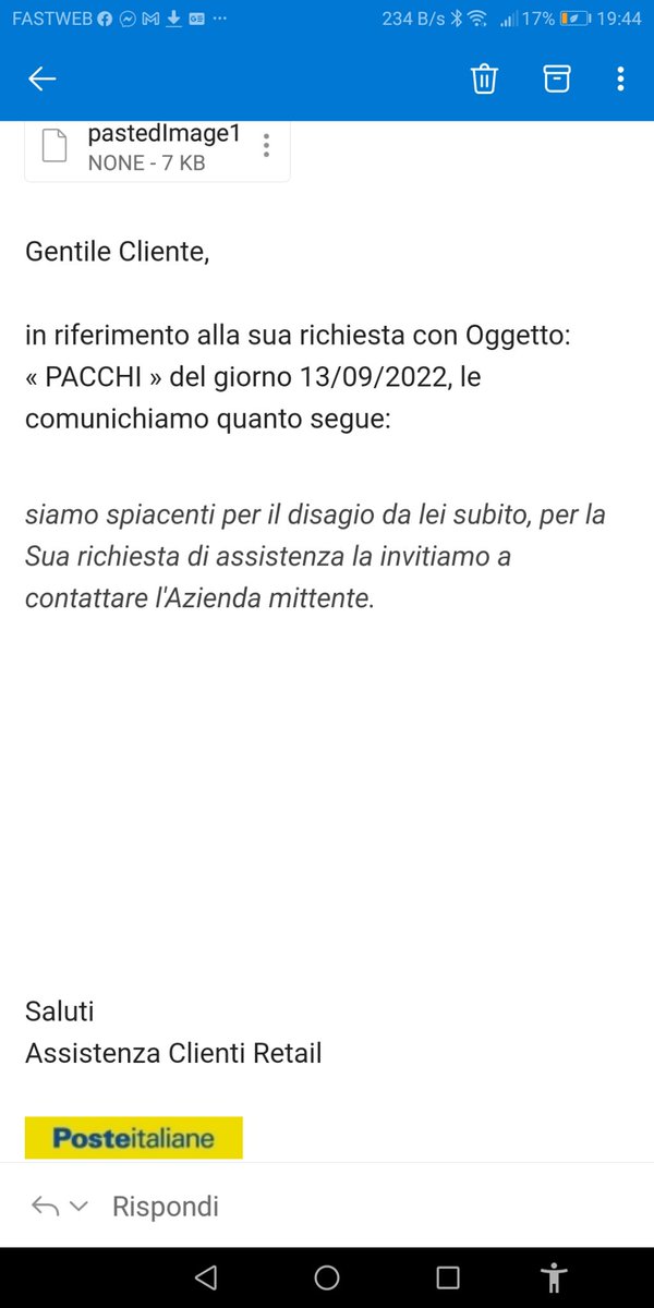 albertocivitell's tweet photo. Mi sono rassegnato. Il pacco é sparito alla Posta di Torre del Greco. LADRI E, TUTTI COMPLICI. Pacco sdoganato il 29 Agosto a Milano preso in carico da SDA. Consegnato il 1 settembre. Ma io non ho mai ricevuto NIENTE. Basta VERIFICARE REGISTRO USCITE. https://t.co/3dZpHPez7V