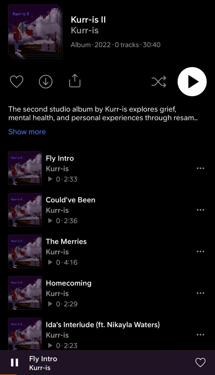 glen52nation's tweet photo. The Album is officially out on all platforms! I put my heart into this album as it goes through my processing of grief, family, and personal experiences. Give the project a listen! https://t.co/z8ft7OGtdQ