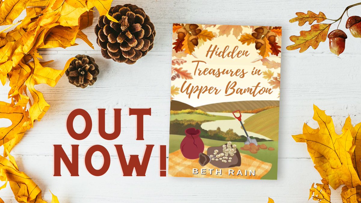 It's publication day!

🍂Hidden Treasures in Upper Bamton is Out Now🍂

Keeping a big secret in a tiny community is never easy…
but that's what Polly's been doing for years!

A crisp, autumn read full of secrets and new beginnings.

mybook.to/HiddenTreasure……
#booktwitter #kindle