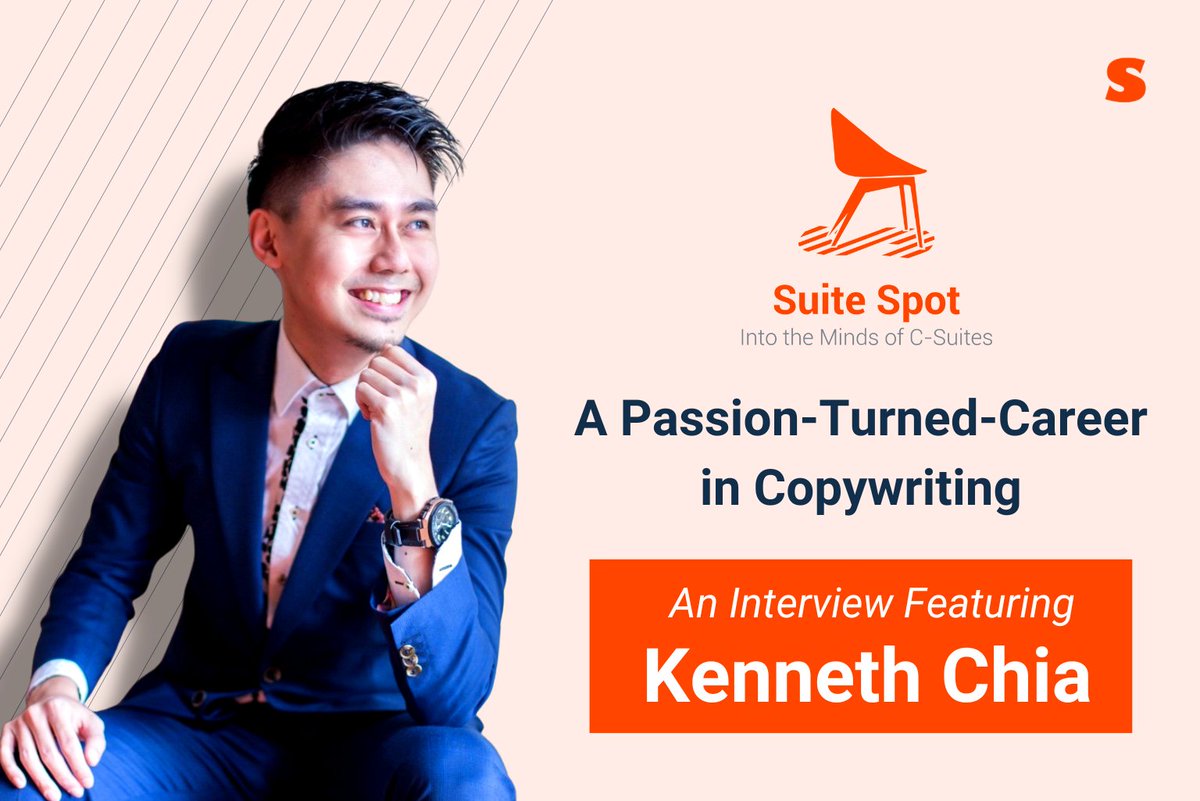 SociumComms's tweet photo. Our #SuiteSpot interviewee, Kenneth Chia, tells #Socium how pursuing his passion in copywriting led him to become the Founder and Lead Copywriter of Pencil Sword today. 

Find out more here: https://t.co/3UuIQVnjpY

#csuites #strategicmindset #strategiccommunications #leadership https://t.co/v6a8Ao3lay
