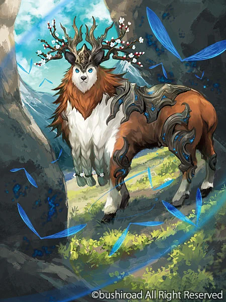 【お仕事】本日発売のカードファイト!!ヴァンガード「烈火翠嵐」にて『樹角獣 アルピン』『樹角獣 セロール』描かせて頂きました!樹角獣ズをよろしくお願いいたします #ヴァンガード #cf_vanguard 