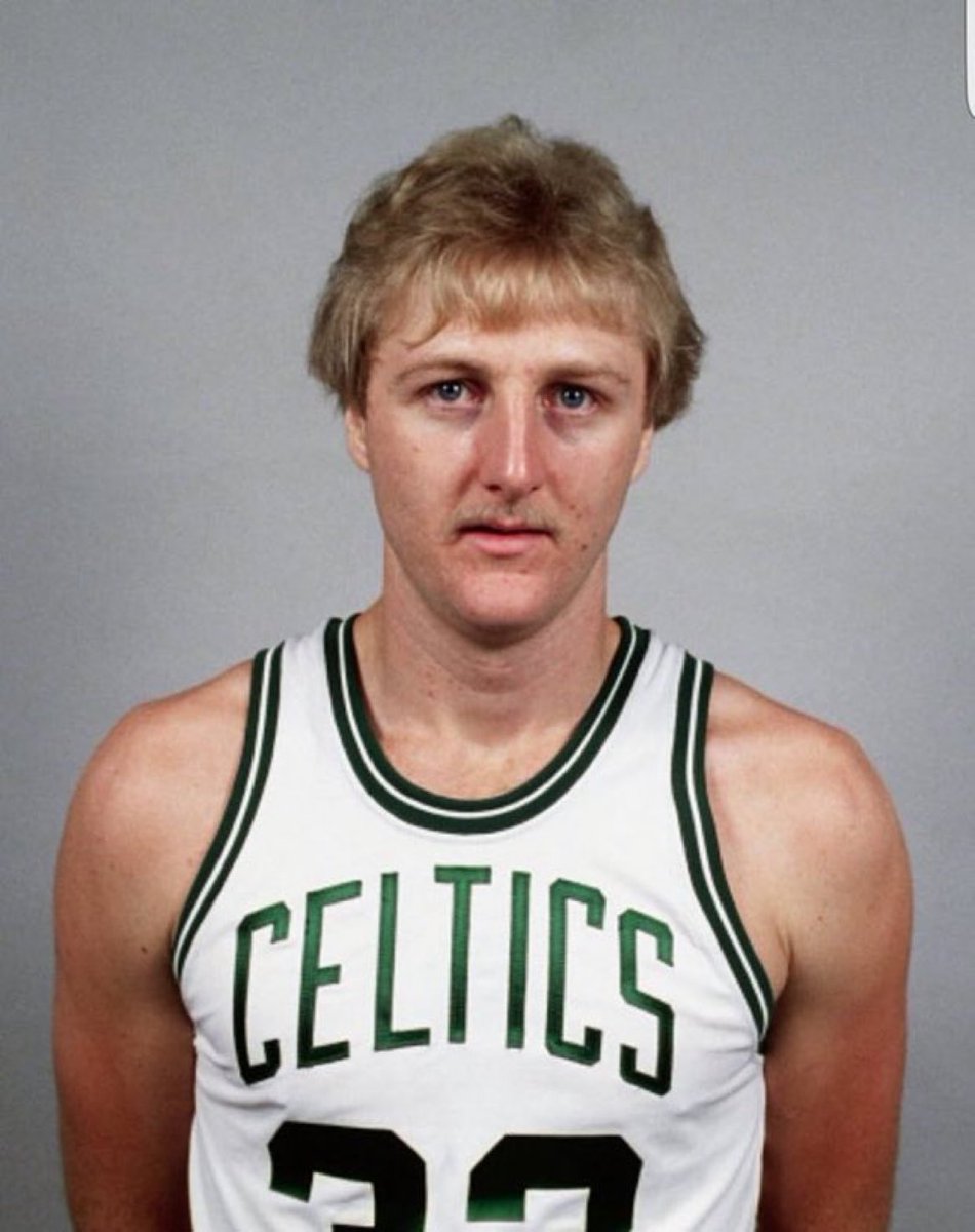 In 1987, Larry Bird posted a quadruple-double when he scored 28 points, grabbed 14 rebounds, dished out 12 assists, and saved 10 dollars by cutting his hair his goddamn self.