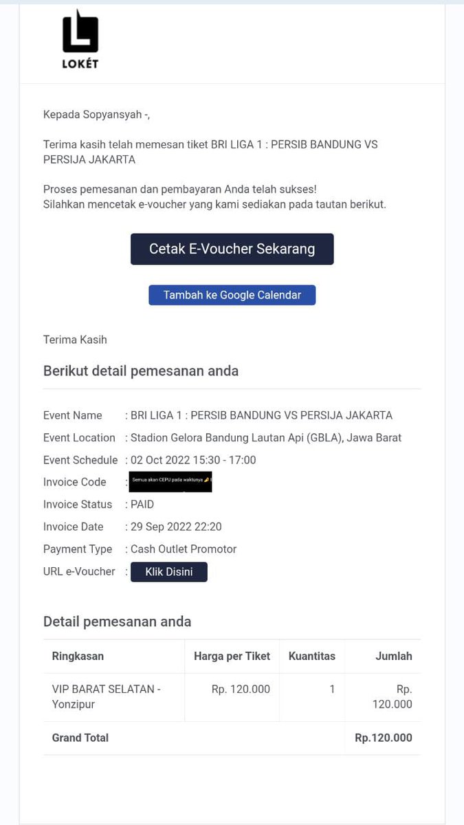 DonOteu_'s tweet photo. Tiket Aman @persib 

#PSBVSPSJ
#02-10-22 https://t.co/xx6I96QeI8