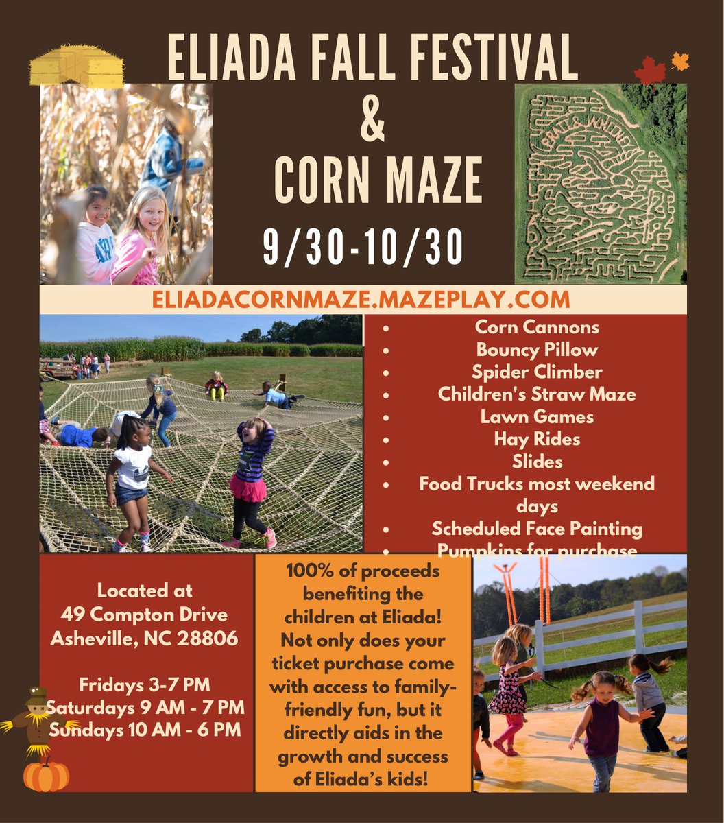 Our fall festival and corn maze will be closed Friday 9/30 due to weather. Check back for updates!