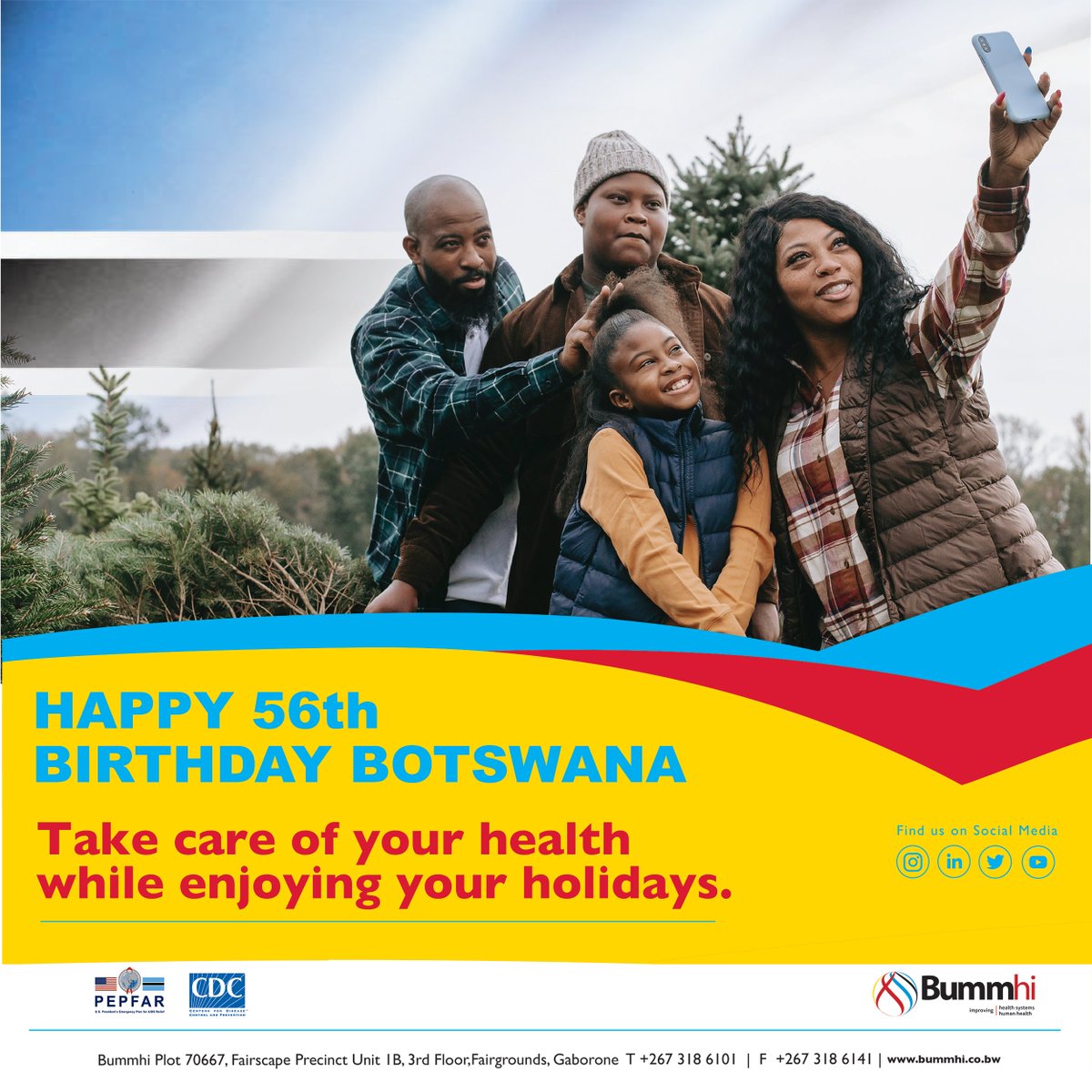 𝐇𝐚𝐩𝐩𝐲 𝟓𝟔𝐭𝐡 𝐁𝐨𝐭𝐬𝐰𝐚𝐧𝐚 𝐃𝐚𝐲!
🇧🇼 🎉 🎈 

#bummhi #boipuso #happyindependence