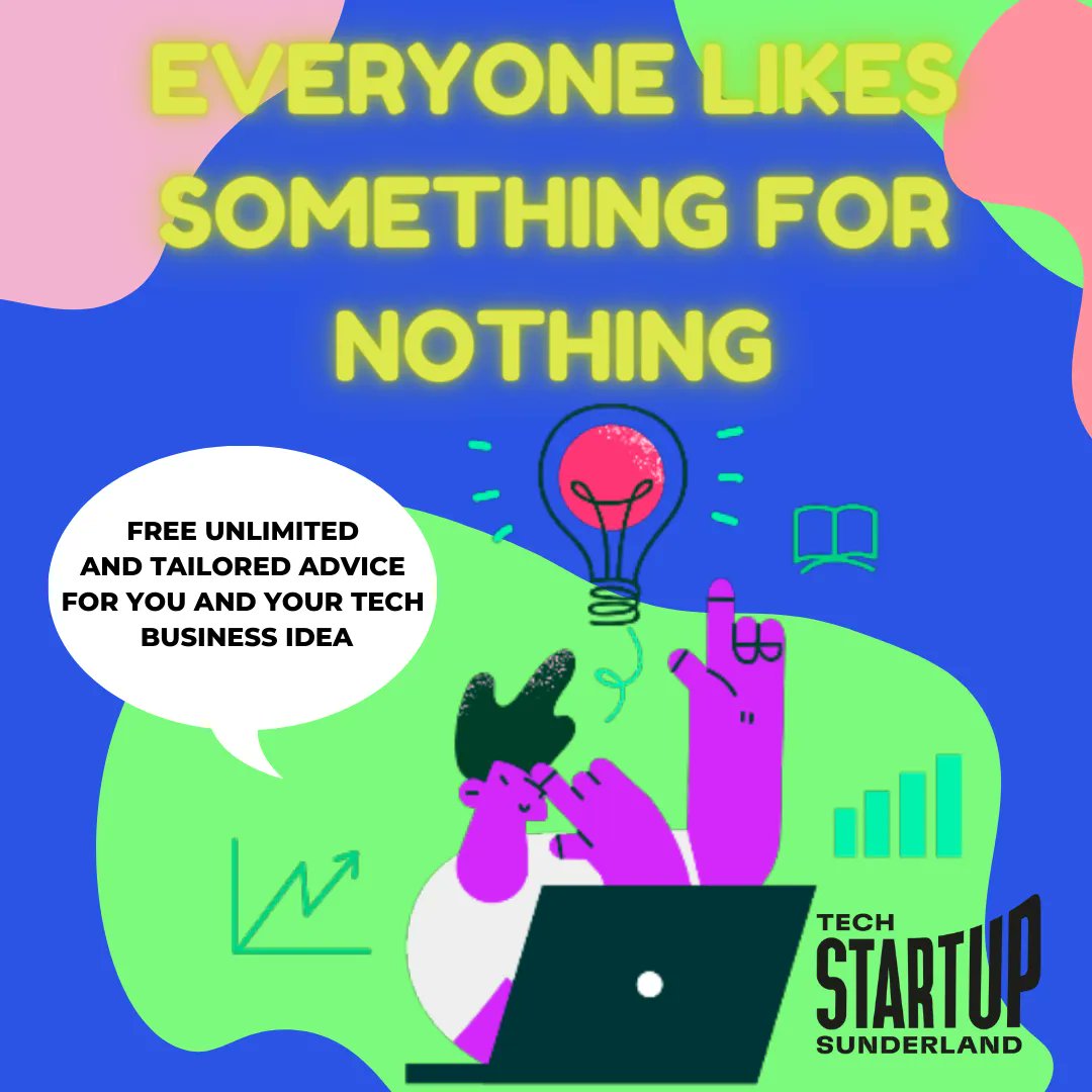 TechStartupSR's tweet photo. We know people always think there's a catch, but not with us. We want to see the people of Sunderland succeed, & with plenty of support & access to funding, we are here to guide & help you with your tech ideas!
#BusinessSupport #Sunderland #Tech #NorthEastTech #TyneAndWear https://t.co/zNBCsTUXwx