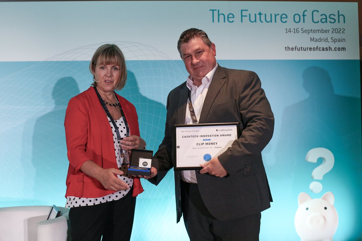 CashEssentials's tweet photo. CashEssentials presented the first #CashTech Innovation Awards at this year's #FutureofCash Conference.
Congratulations to @dbsbank @koenigandbauer @sonectme @clipmoneyinc for their efforts in ensuring an accessible and sustainable #futureforcash!
READ: https://t.co/YVHK0nivyu https://t.co/qDHgm4qXNl
