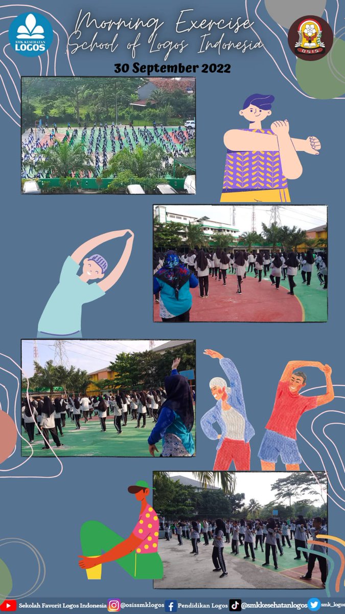 Smk_logos's tweet photo. Be more active on Friday.
Morning Exercise Every Fridays.
Keep healthy guys.
#smkkesehatanlogos
#smalogos
#smplogosindonesia
#pendidikanlogosindonesia https://t.co/R3PR3RiQki