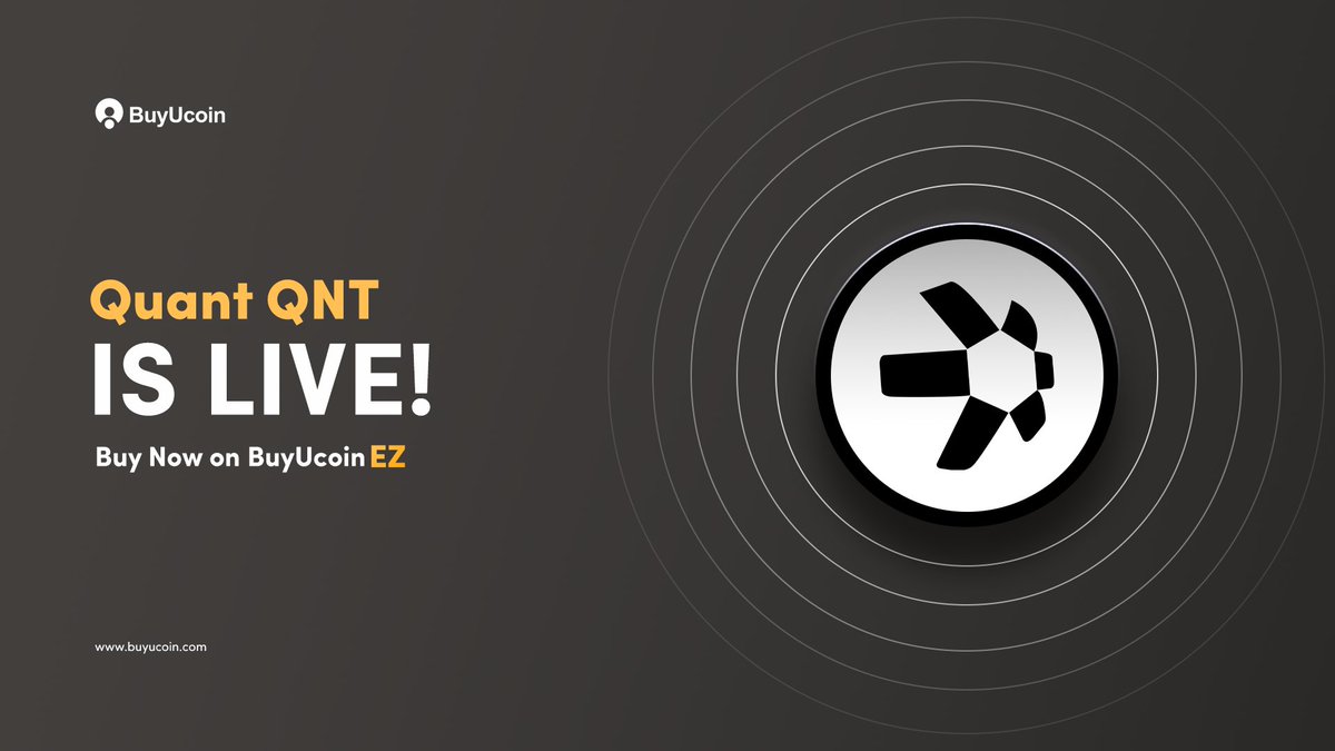 buyucoin's tweet image. 🥳The results are in and the winner is @quantnetwork $QNT!

So #quantcommunity now buy #QNT on bit.ly/3BY2wyF
And here is a better way to manage your portfolio bit.ly/3frEBAa

#CryptoCommunity #Crypto