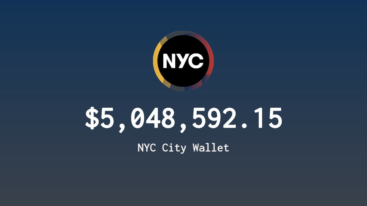 NYC City Wallet tweet media
