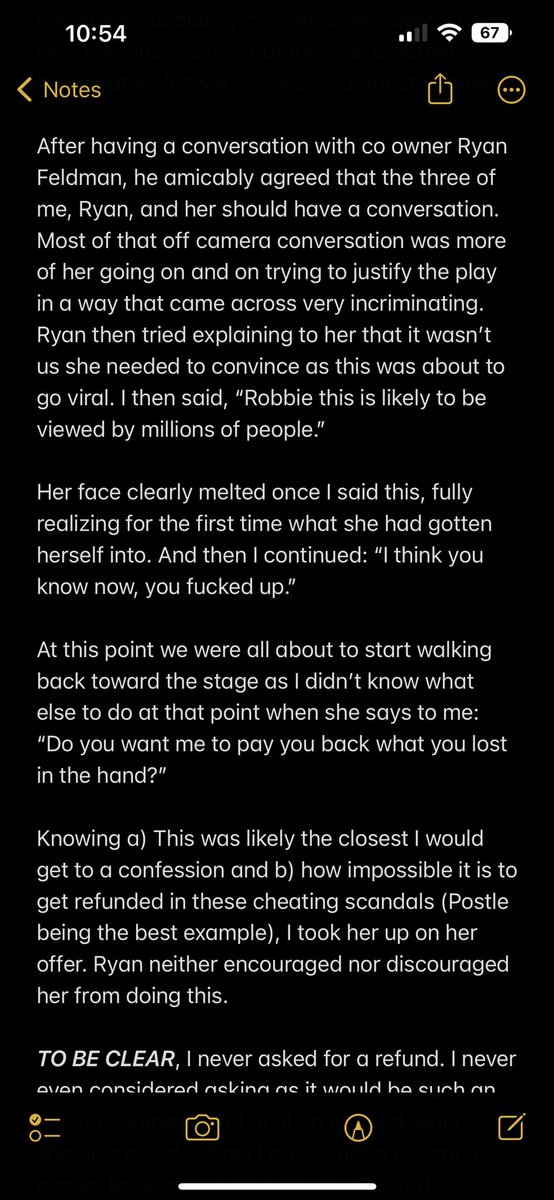 My thoughts on the hand in question from today’s livestream, screenshots 1-4 (of 6)