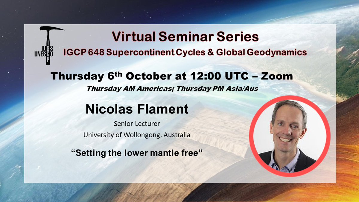 Supercontinents & Geodynamics Virtual Seminars tweet media