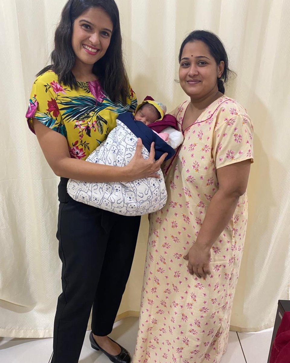 MitaliVasavada's tweet photo. While it is always a pleasure to see babies …. To see cute little baby girls and the smile they bring on their mothers face is the best feeling ! Cheers to this cute little angel ! 😇😍❤️
#BetiBachaoBetiPadhao #drmitalivasavada #bestgynecologistahmedabad #normaldeliverytips https://t.co/GapaNzTgcz